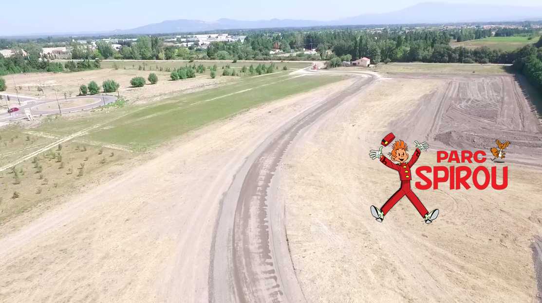 Le Parc Spirou… vu du ciel