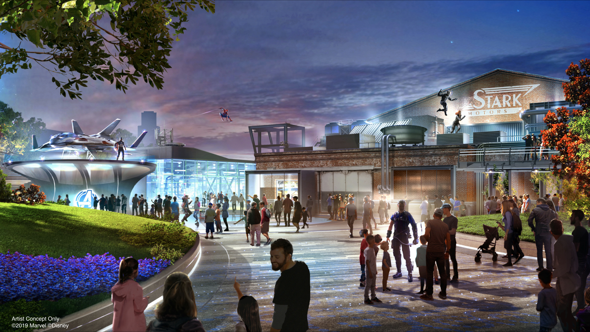 Série d’annonces Marvel pour Disneyland Paris à la D23
